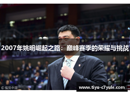 2007年姚明崛起之路：巅峰赛季的荣耀与挑战